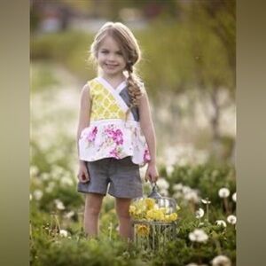 Persnickety Nina Multicolor Floral Tank Top Size 5‎ Girl